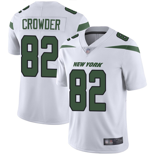 New York Jets Limited White Men Jamison Crowder Road Jersey NFL Football #82 Vapor Untouchable